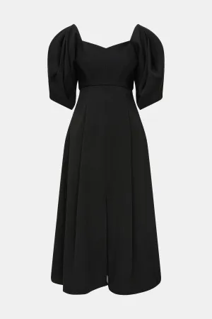 black bird panel dress