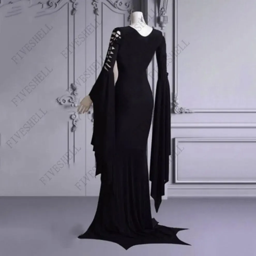Funki Buys | Dresses | Women's Goth Lace Up Halloween Dress