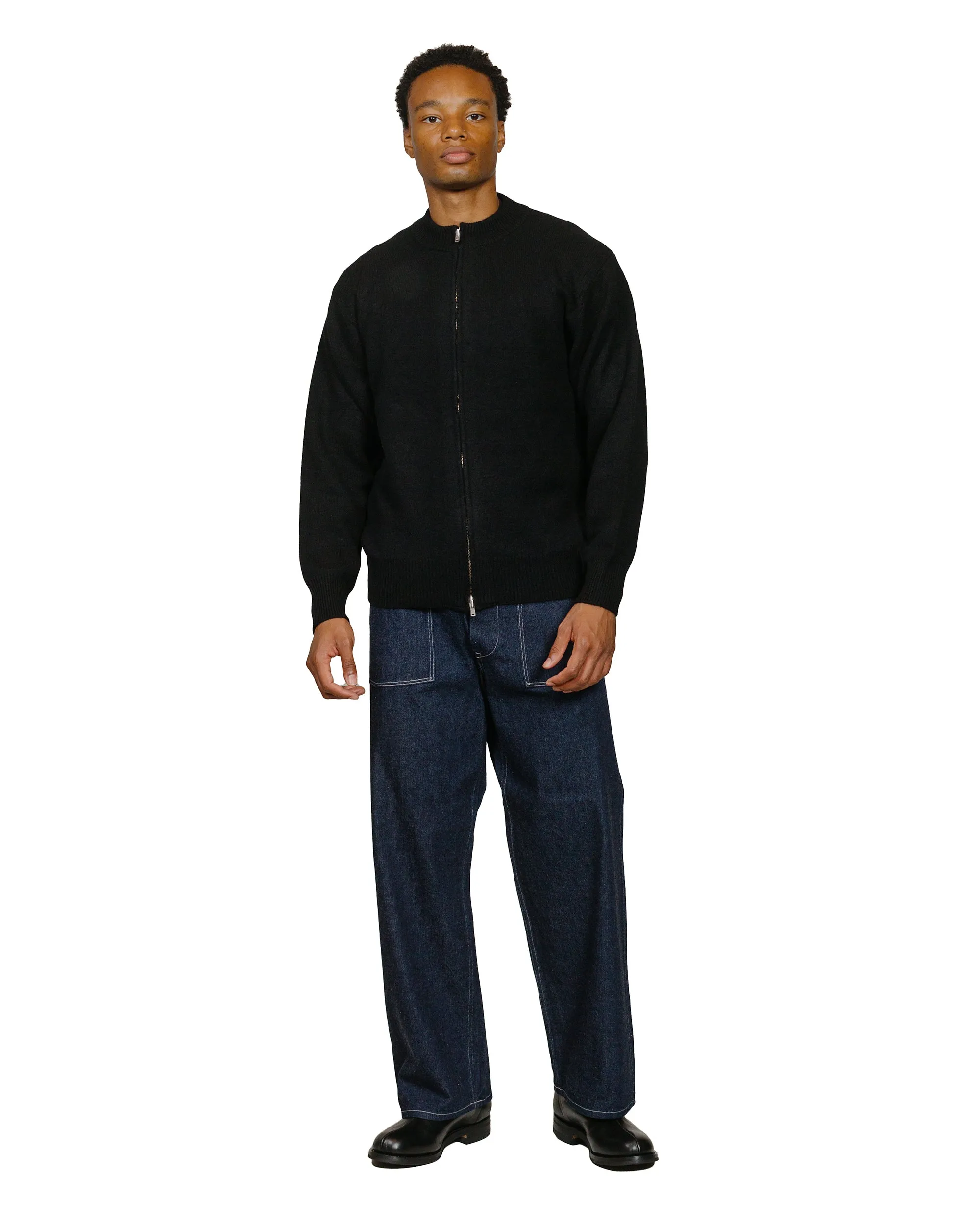 Phigvel Mil Denim Fatigue Trousers Indigo