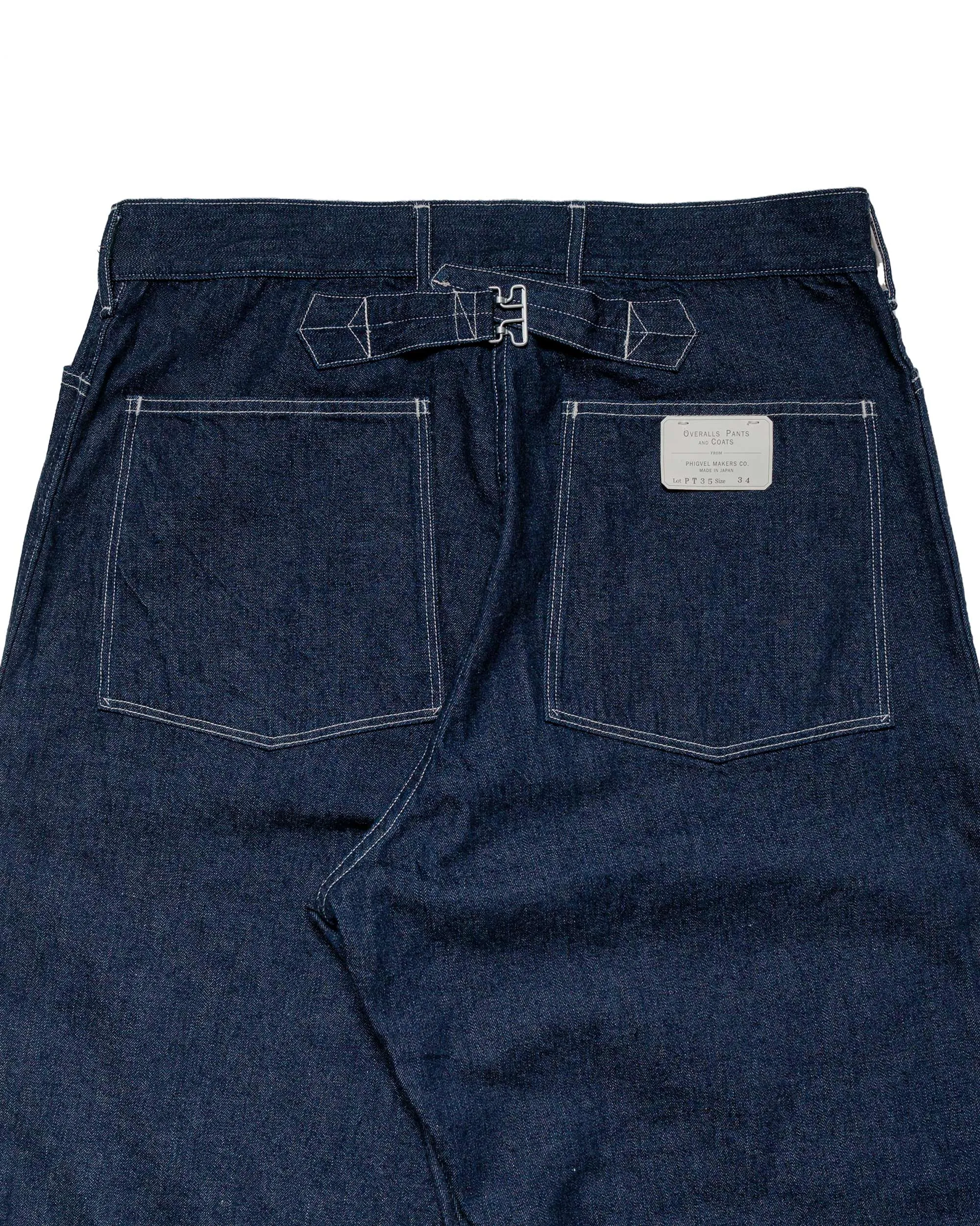 Phigvel Mil Denim Fatigue Trousers Indigo