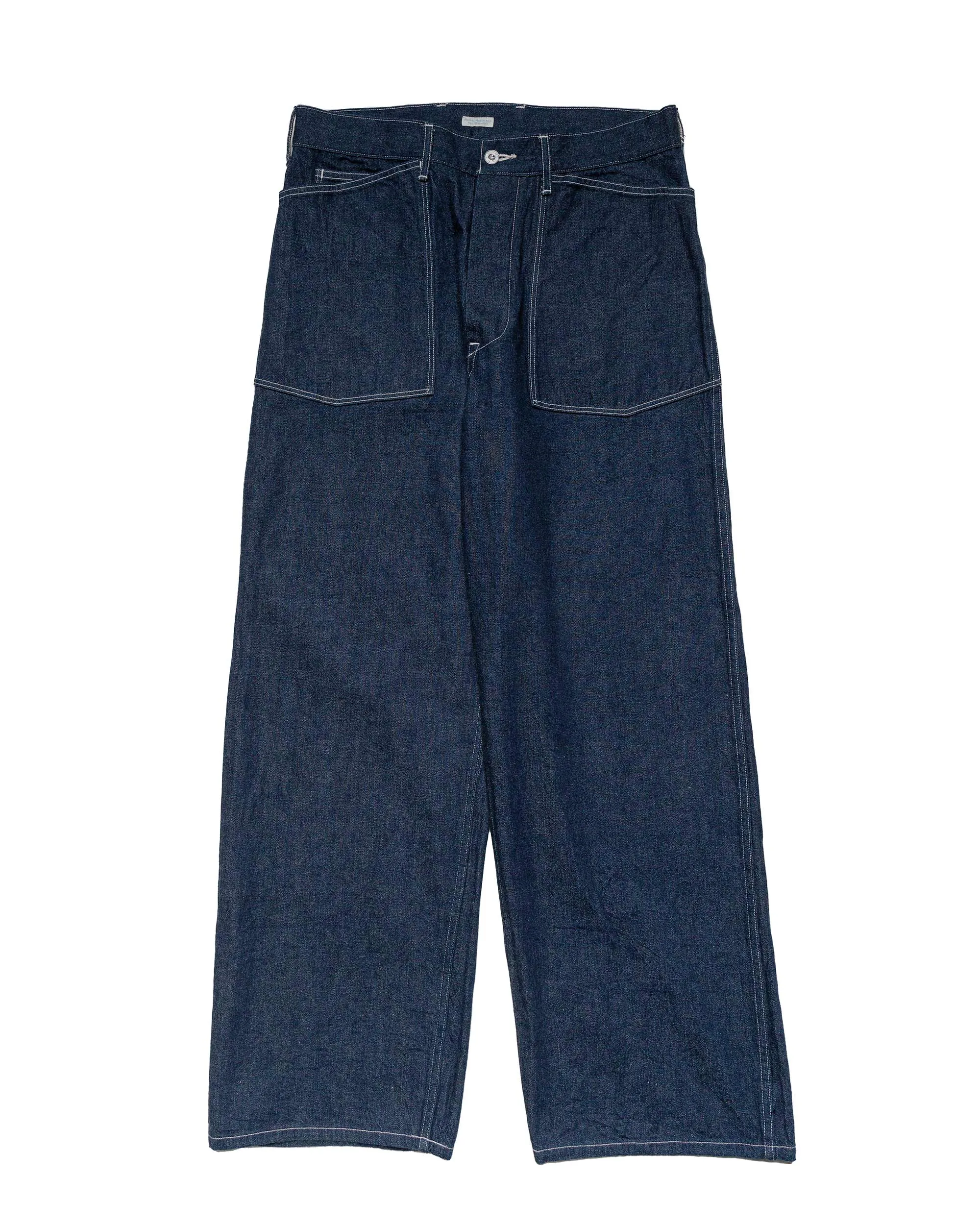 Phigvel Mil Denim Fatigue Trousers Indigo