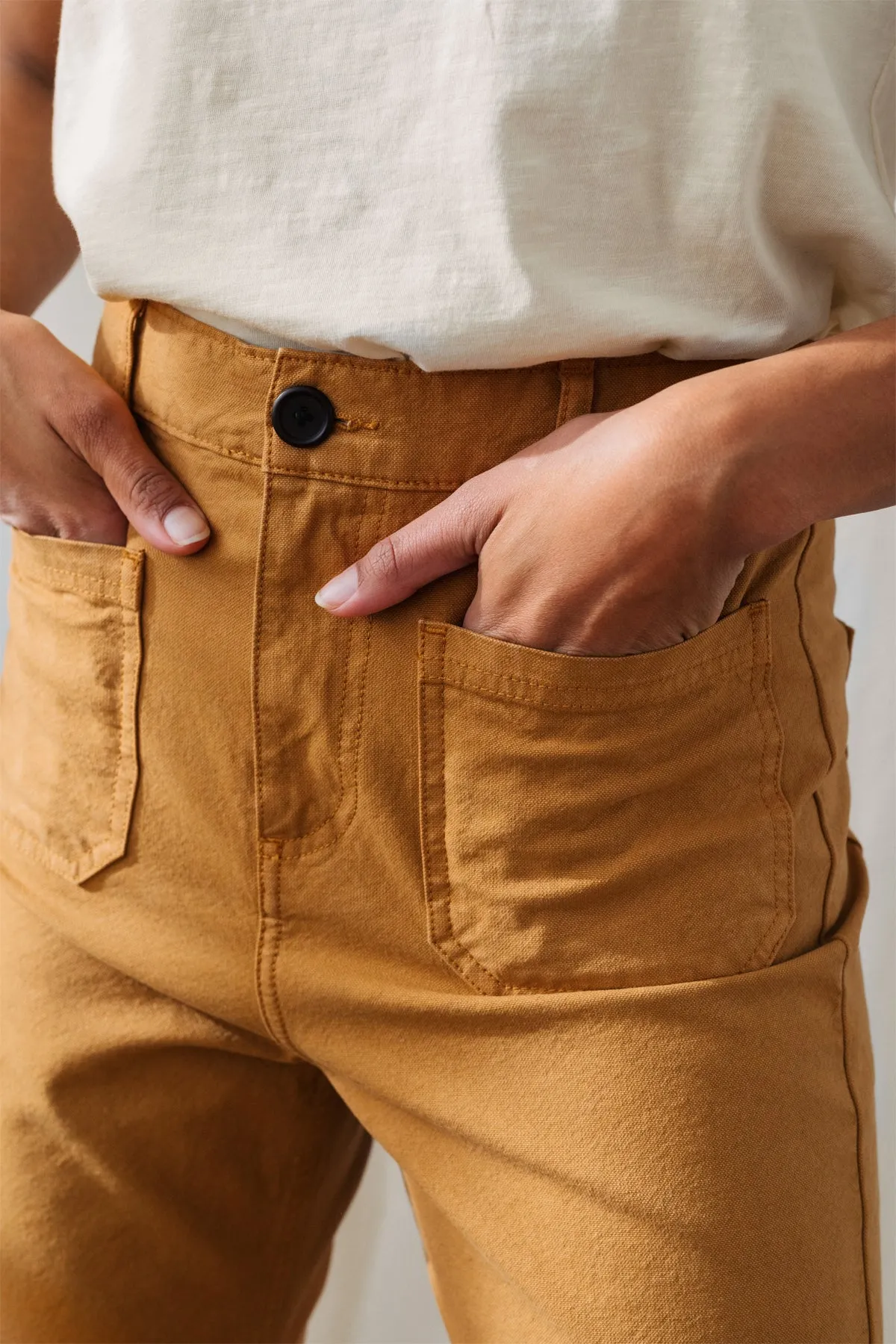 Yunosti Trousers Honey Mustard Yellow