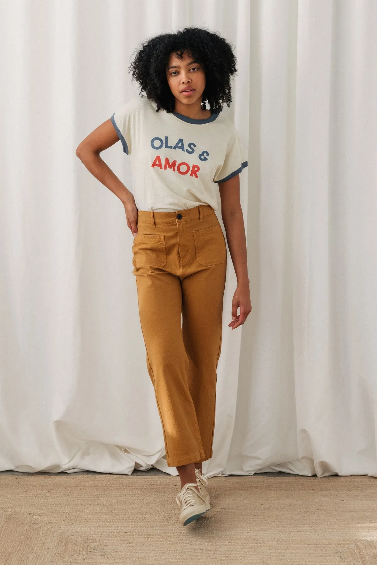Yunosti Trousers Honey Mustard Yellow